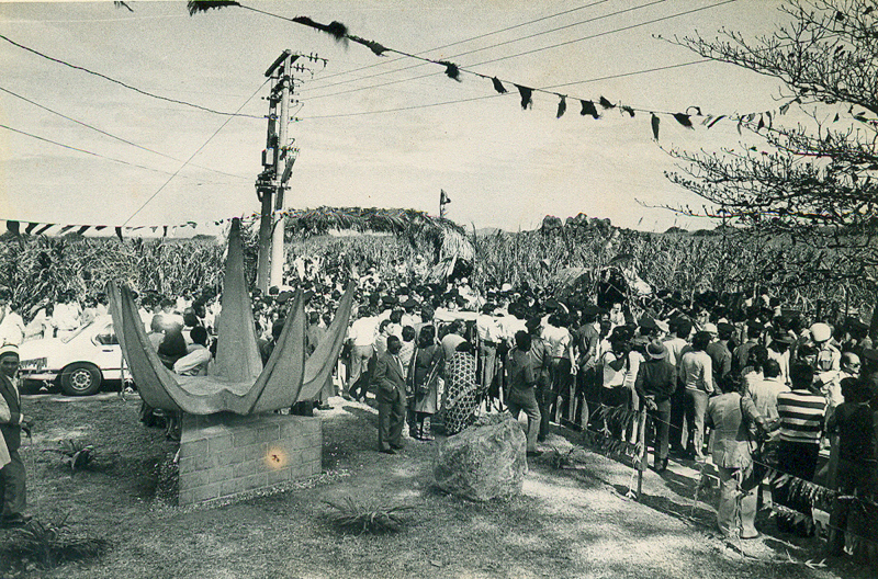 Fig. 5 – Gathering on the inauguration day, 2nd September 1983