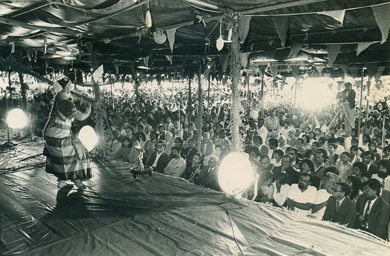 Fig. 6 – A dance performance in the evening celebration, 1983