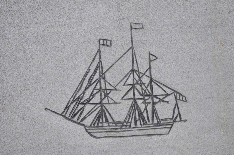 Fig. 9 – Impression of the ship Atlas, Commemorative Plaque, 2018