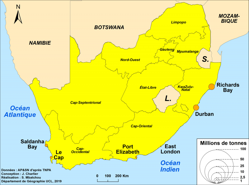 Figure 6 – Le trafic des autres diverses dans les ports sud‑africains en 2018