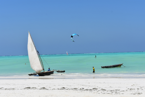 Les plages de la localité de Paje, dans le sud-ouest de l'île de Zanzibar
