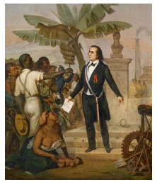 Fig. 2 : Allégorie de l’abolition de l’esclavage à La Réunion, 20 décembre 1848.