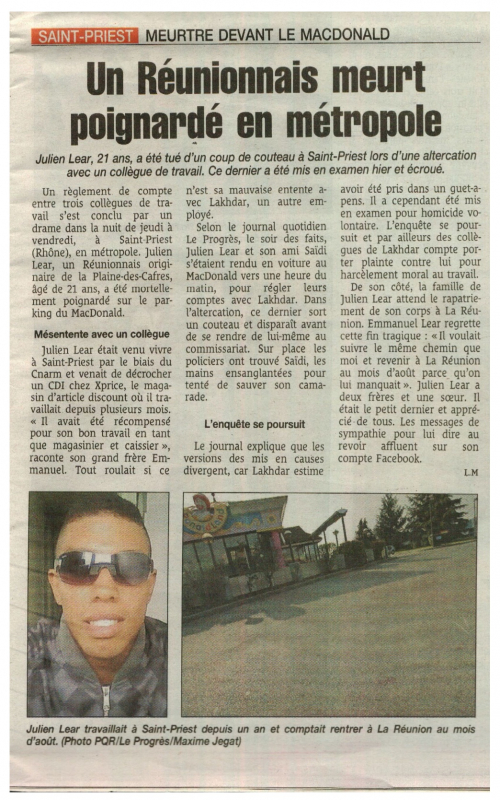 Image 5 : Le Quotidien, 13/03/2011