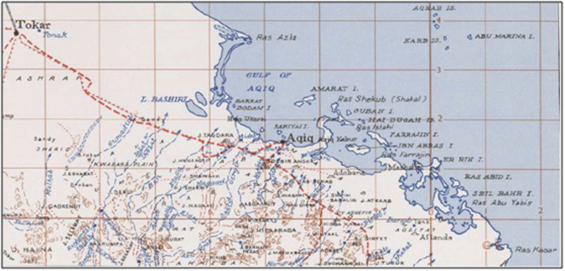 Fig. 5 : la région d’Aqiq